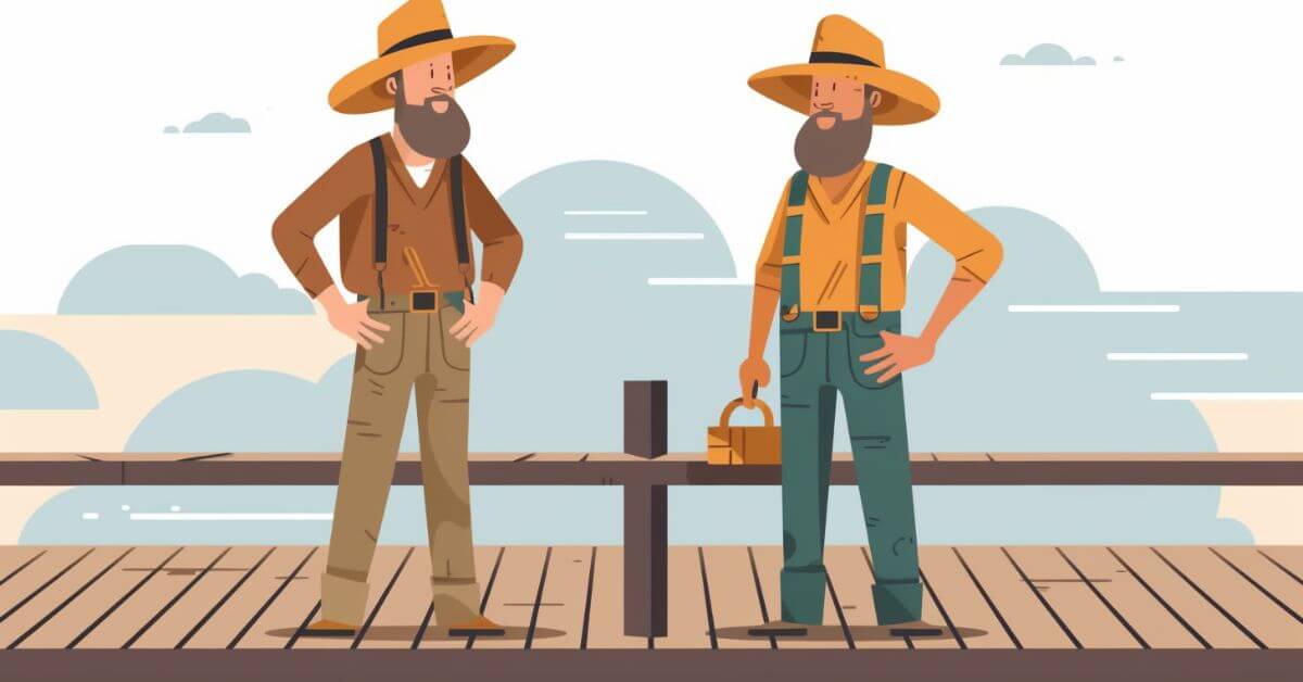 Two Master Deck Builders