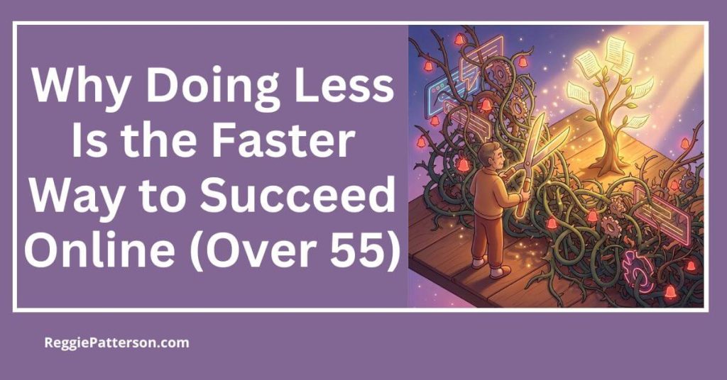 Why Doing Less Is the Faster Way to Succeed Online (Over 55)