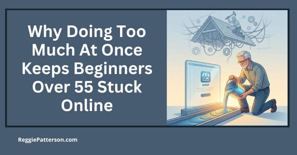 Why Doing Too Much At Once Keeps Beginners Over 55 Stuck Online