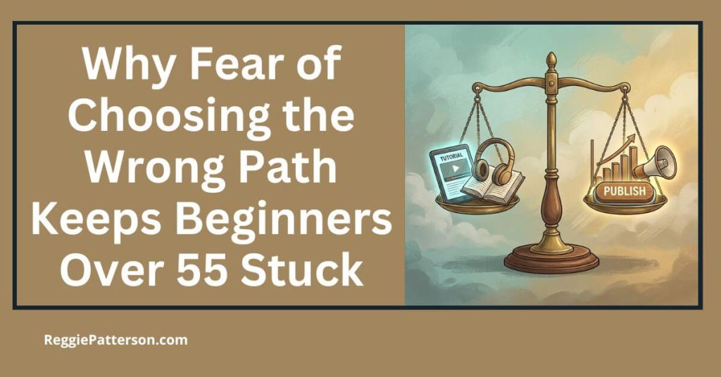 Why Fear of Choosing the Wrong Path Keeps Beginners Over 55 Stuck