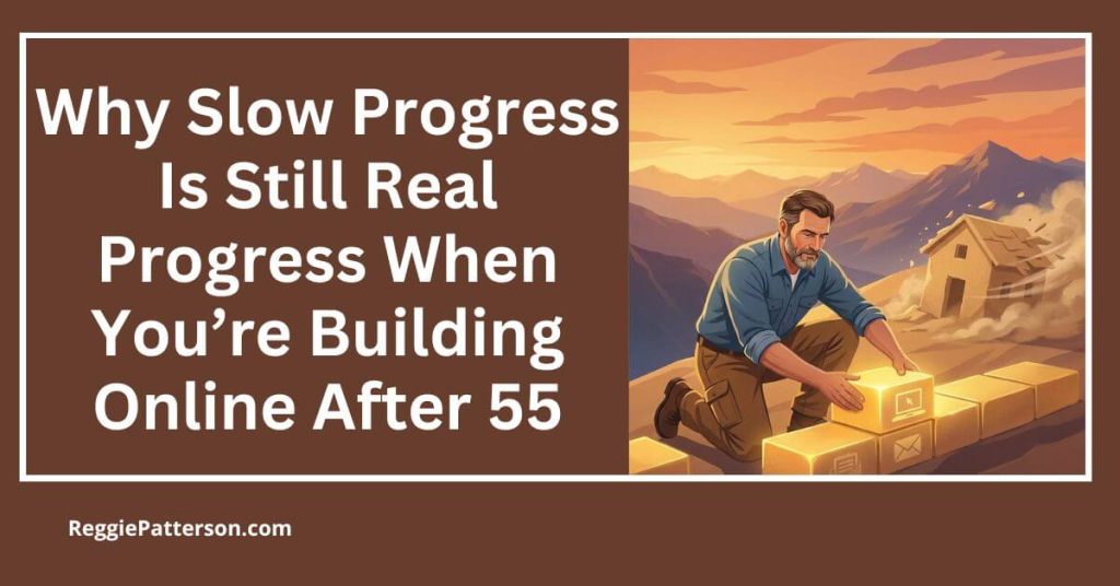 Why Slow Progress Is Still Real Progress When You’re Building Online After 55