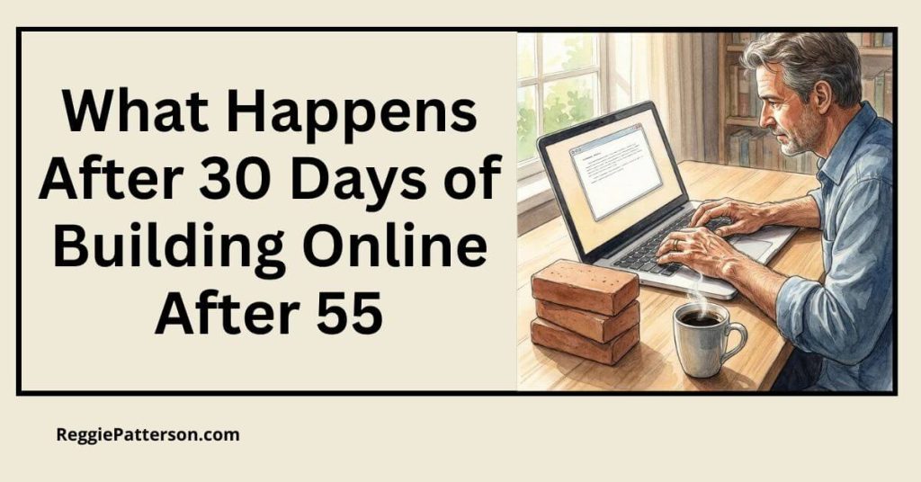 What Happens After 30 Days of Building Online After 55